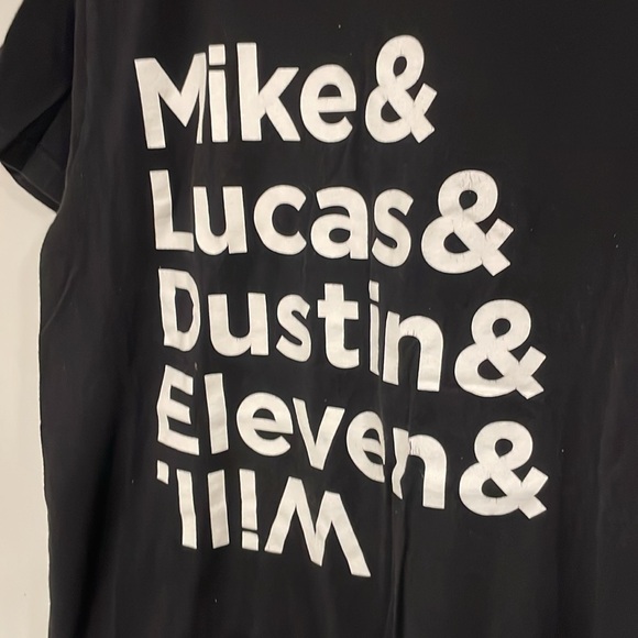 Stranger Things Names T -Shirt - Picture 2 of 4